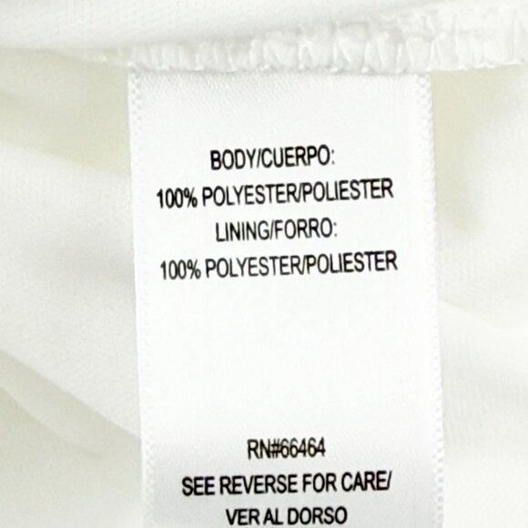 52seven Womens Pullover Full Lined Short Sleeve White Lace Shift Dress Sz 16 NWT - Picture 11 of 13